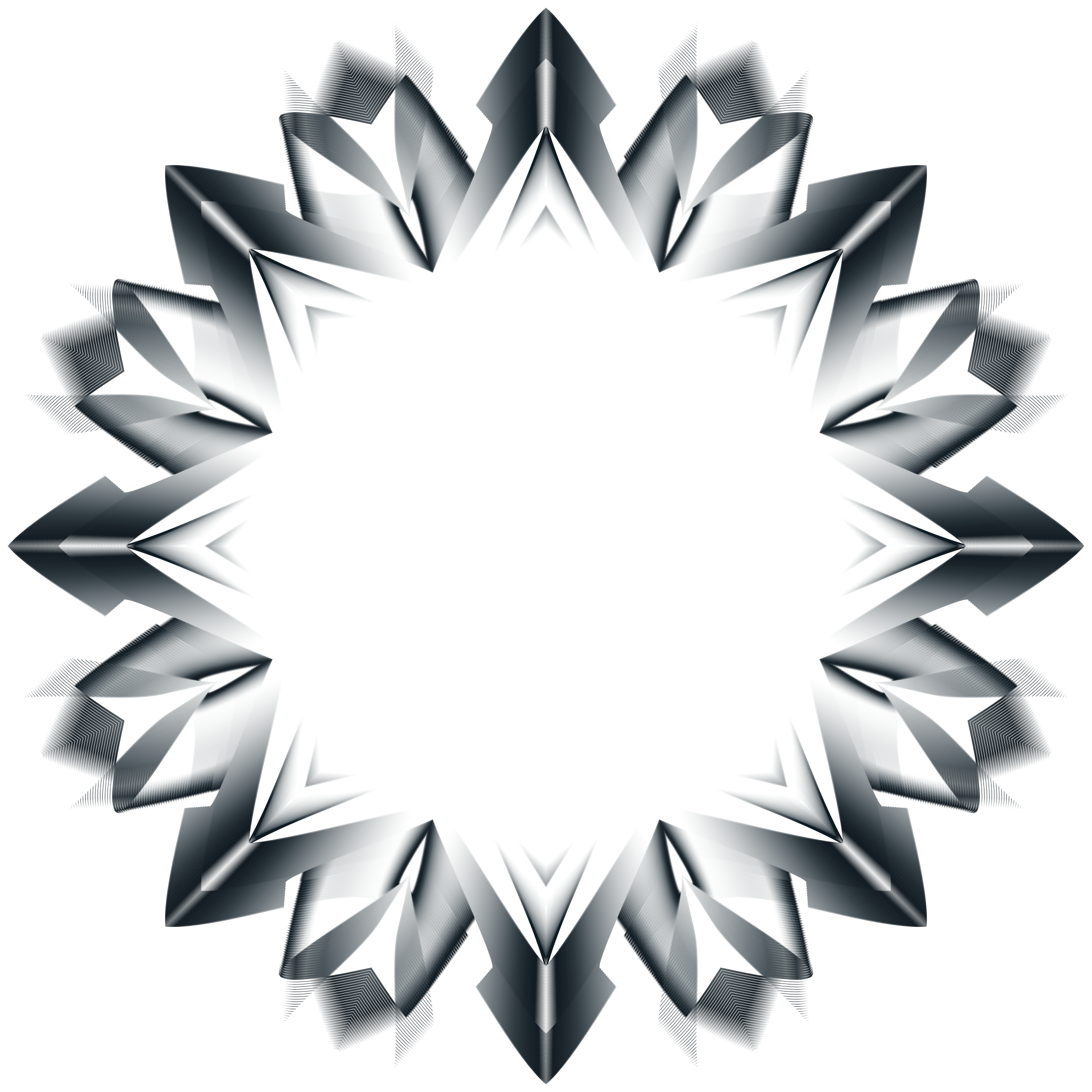 This Free Icons Png Design Of Prismatic Star Line Art (2294x2294), Png Download