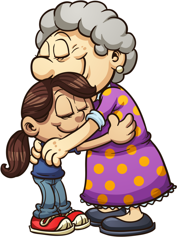 ○•‿✿⁀life's Grand‿✿⁀•○ - Hug Clipart (743x1024), Png Download