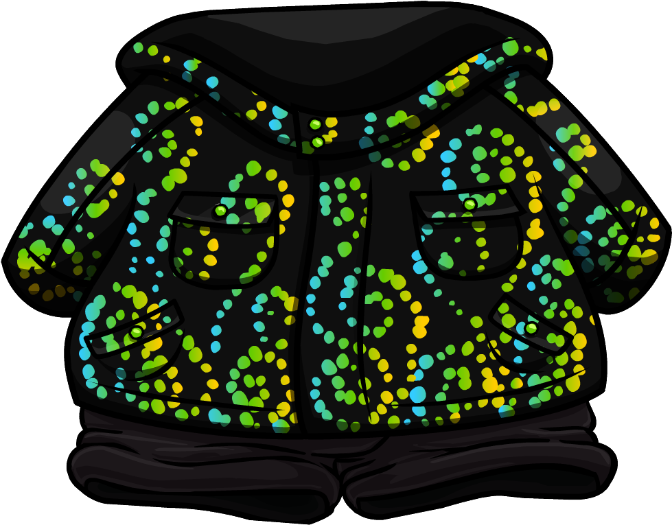 Black Whirlpool Snowsuit - Black Whirlpool Snowsuit Club Penguin (1045x789), Png Download