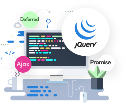 Everything You Need To Know About Jquery Ajax Promise - Jquery (411x333), Png Download