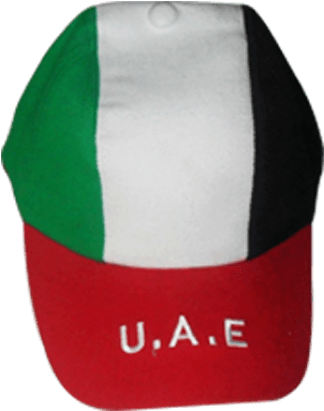 White Plain Cap Printed With Uae Flag And Spirit Of - Uae National Day Cap (500x500), Png Download