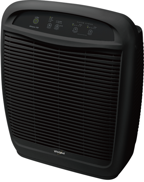 Whirlpool Wp500b Air Purifier - Slate Black (498x629), Png Download