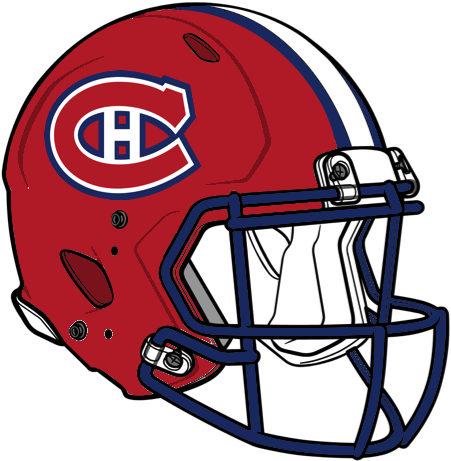 Here's The Montreal Canadiens - Montreal Canadiens Football Helmet (640x480), Png Download