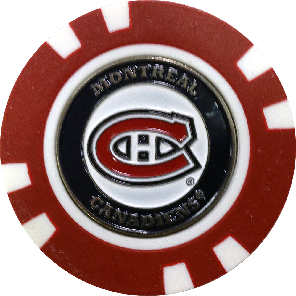 Golf Ball Marker Nhl Montreal Canadiens - Montreal Canadiens Golf Poker Chip Markers 3 Pack (1000x1000), Png Download