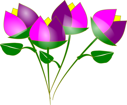 Drawing Flower Computer Icons Download Lilac - Flores De Dibujos Animados (410x340), Png Download