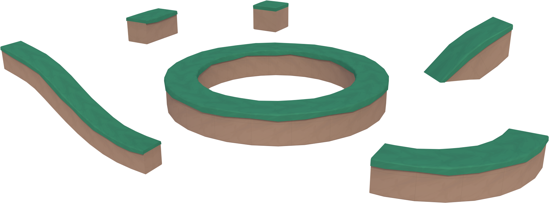 Add Media Report Rss Grass Blocks - Inflatable (1920x1080), Png Download