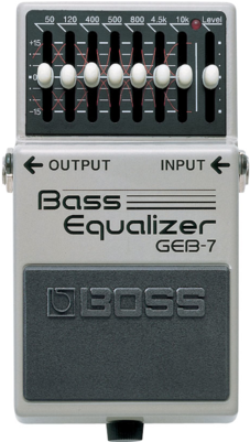 Boss Geb-7 7 Band Bass Eq - Boss Boss Geb-7 Bass Graphic Eq Equalizer Pedal (400x400), Png Download