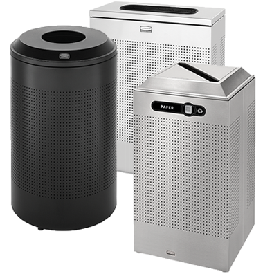 Choose From 4 Different Waste And Recycling Styles - Rubbermaid Commercial Products (624x400), Png Download