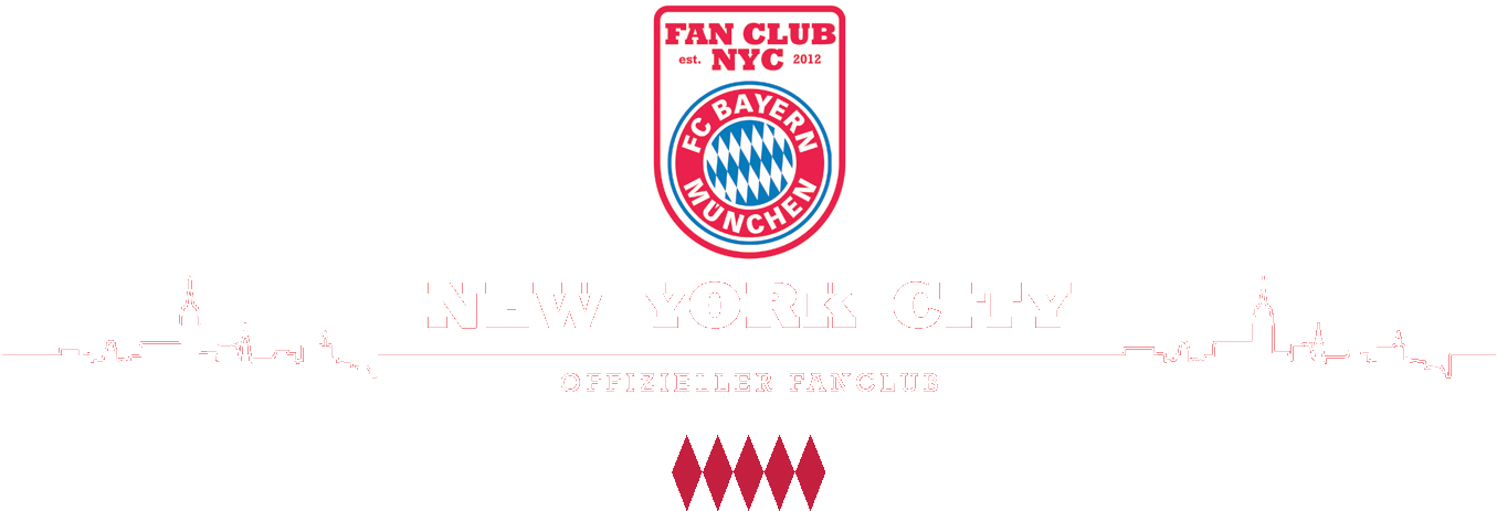 Please Visit The Website Of Fc Bayern München - Fc Bayern Fanclub Nyc (1354x500), Png Download