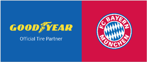 Fc Bayern Munchen And Goodyear Official Partners - Munich (1023x240), Png Download