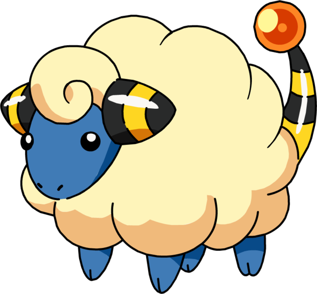 Mareep - Pokemon Mareep (646x600), Png Download