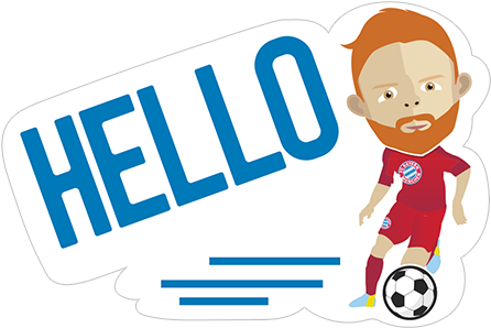 Viber Sticker «bayern Munich» - Greeting (490x317), Png Download