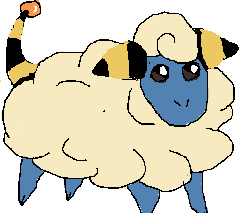 View Mareep , - Cartoon (650x450), Png Download