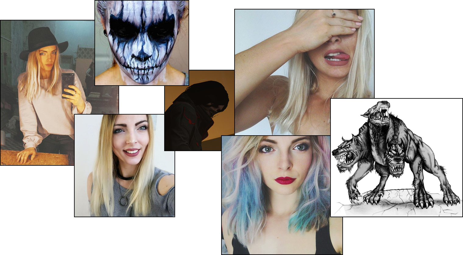 Chloeeeecerberus - Collage (1520x837), Png Download