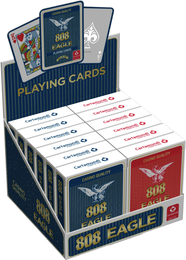 Eagle Playing Cards Full Display - France Cartes Playing Cards (846x845), Png Download