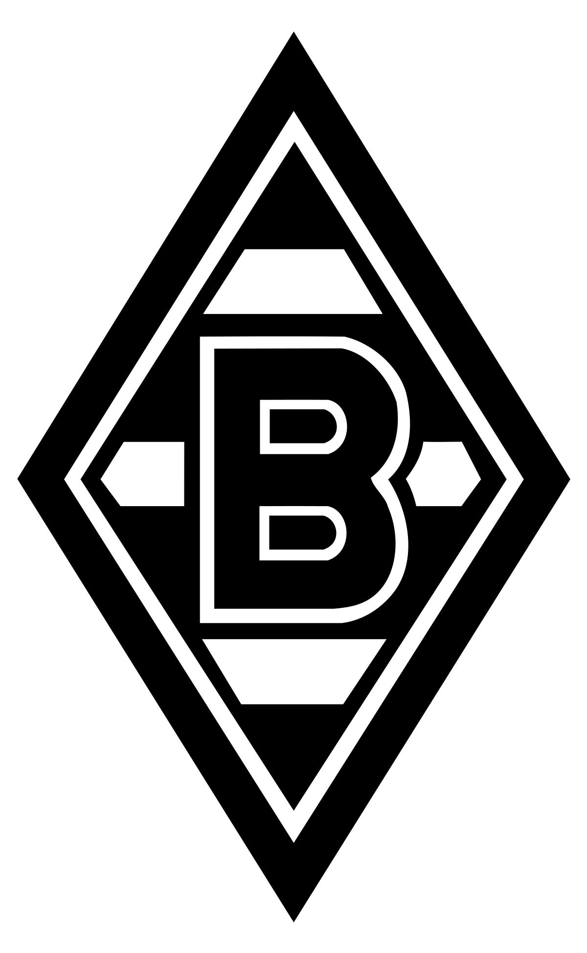 M'gladbach Predictions Picks - Borussia M Gladbach Logo (1200x1949), Png Download