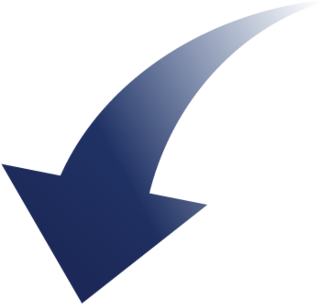 Make An Appointment For A Home Visit To Finalize - Dark Blue Curved Arrow (1200x1178), Png Download