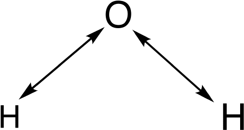 Water - Double Headed Arrows Chemistry (531x283), Png Download