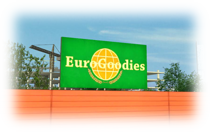 Eurogoodies Old Logo - Eurogoodies Euro Truck Simulator (895x562), Png Download