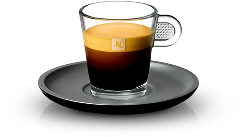 Range Intenso Nespresso - Nespresso Glass Espresso & Lungo Cup Set (510x310), Png Download