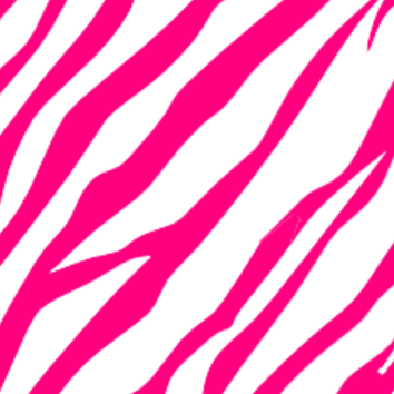 Hot Pink Zebra Print Key Coin Clutch, Women's, Deep (354x354), Png Download