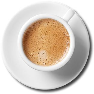 The Thrill Of Caffeine - Espresso From Above Png (362x374), Png Download