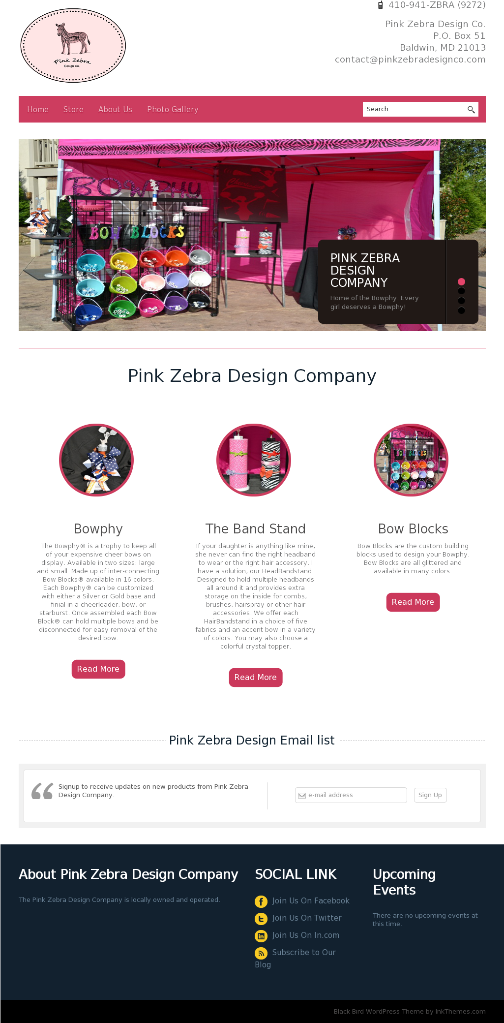 Pink Zebra Design Company Competitors, Revenue And - Web Page (1024x2109), Png Download