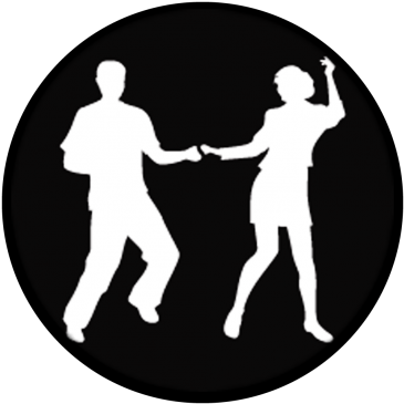 Dancing Couple 2 Gobo - Party Poster (400x400), Png Download