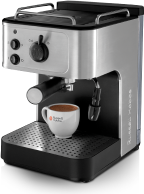 Russell Hobbs Mt Allure Espresso Maker 18623-56 - Russell Hobbs Espresso Maker (348x410), Png Download