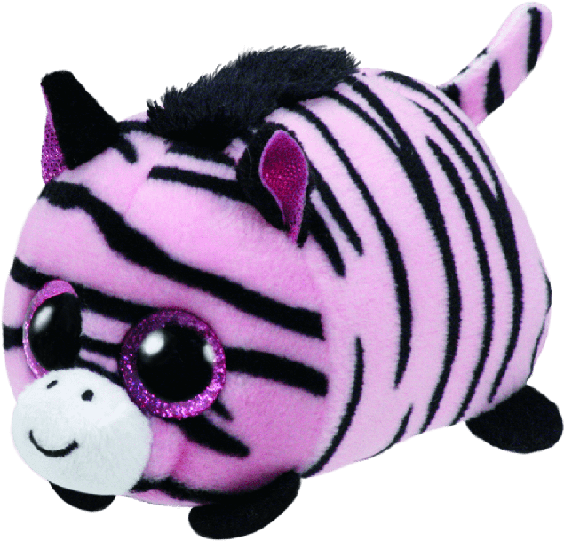 Pennie The Pink Zebra - Beanie Ty Tsum Tsum (650x612), Png Download