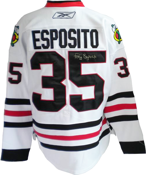 Tony Esposito Signed Chicago Blackhawks Jersey - Chicago Blackhawks (700x700), Png Download
