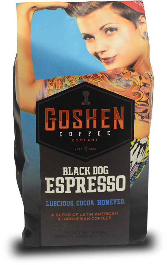 Black Dog Espresso (720x1019), Png Download