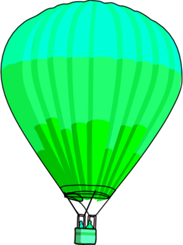 Vector Clip Art - Hot Air Balloon Clip Art (600x800), Png Download