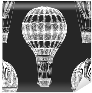 Vintage Balloon Vector Image On Blackboard Chalk Illustration - Vector Graphics (400x400), Png Download