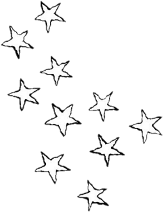 Stars Star Tumblr Ftestickers Blackandwhite Photography - Stars Clipart (1024x1024), Png Download