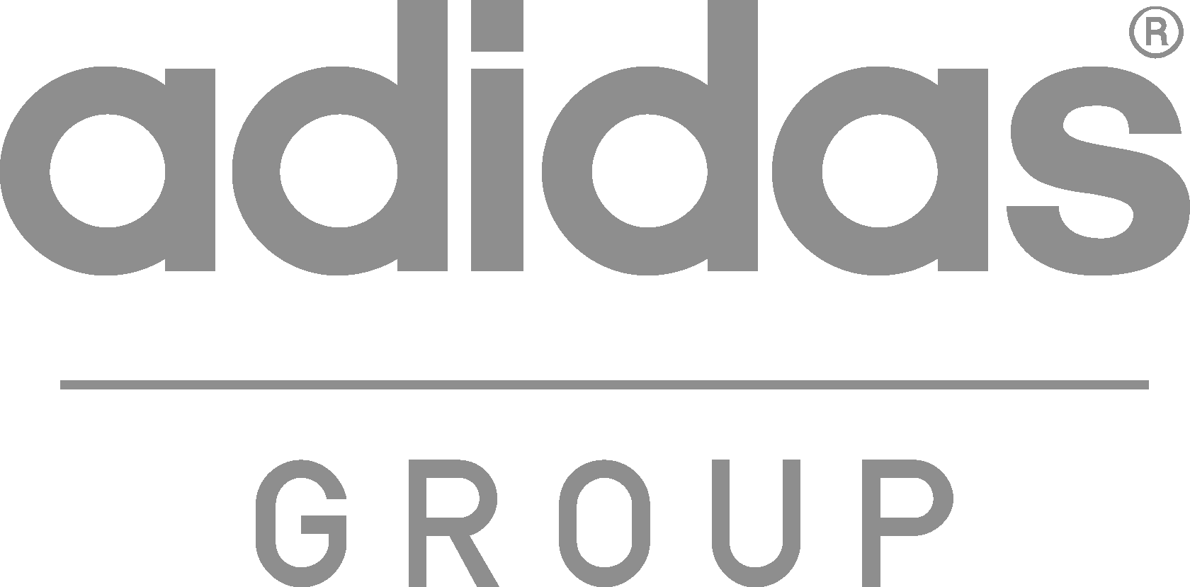 Adidas Logo - Adidas Group (1680x829), Png Download