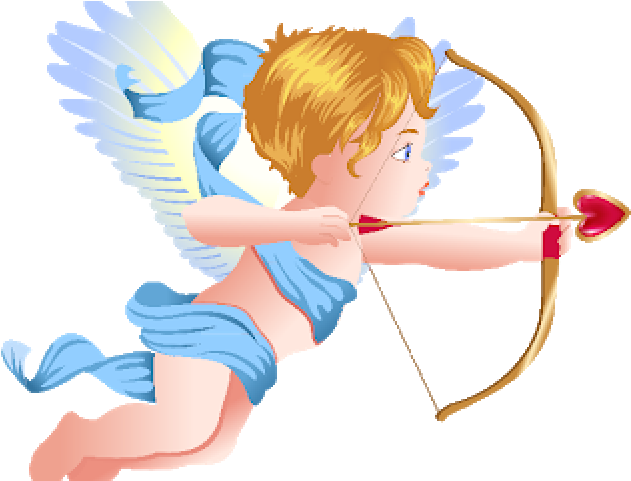 Cupid Clipart Baby Girl - Cupid Cute Png (640x480), Png Download