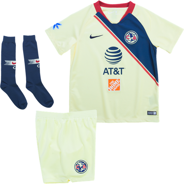 Club America 18/19 Youth/kids Home Kit By Nike - Club América (600x600), Png Download
