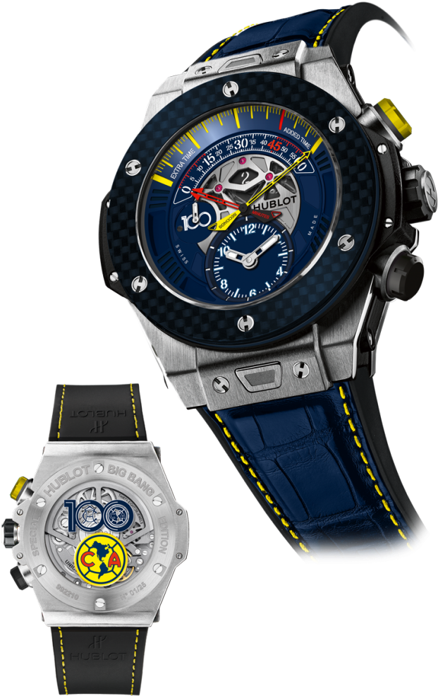 Hublot Club América - Hublot 411.nx.1170.rx Big Bang Unico Titanium And Rubber (778x1024), Png Download
