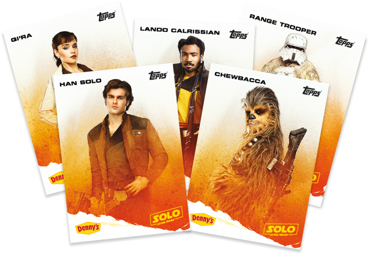 A Star Wars Story Cards - Dennys Solo A Star Wars Story (750x517), Png Download