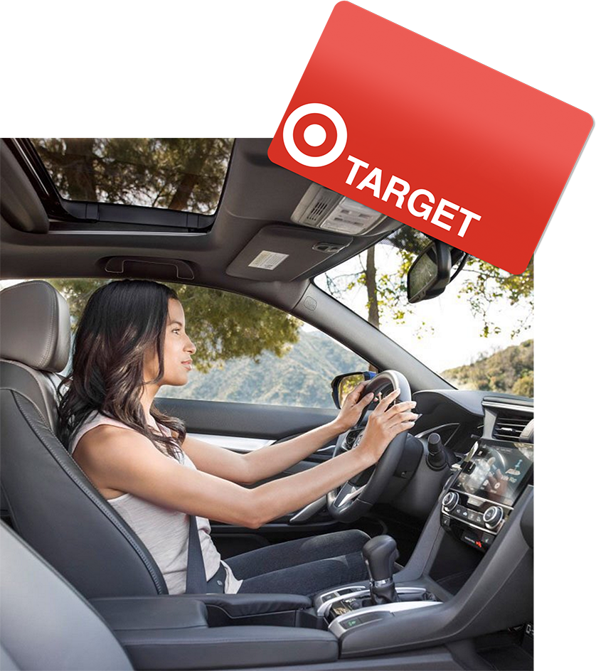 After Your Test Drive, You Can Choose To Receive A - Target (838x944), Png Download