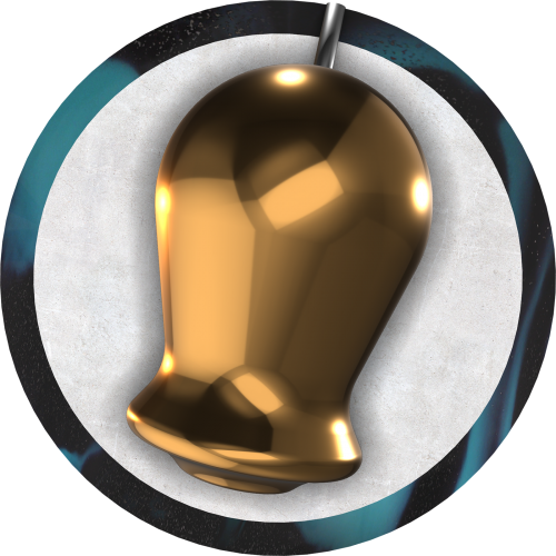 Ebonite Turbo/r Black Sparkle/aqua Core Design - Turbo R Bowling Ball (500x500), Png Download