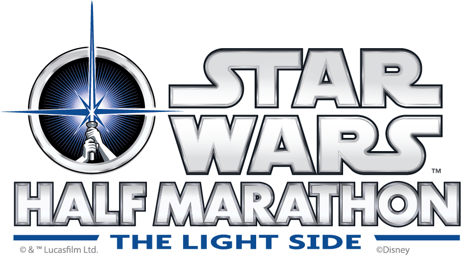 Star Wars Half Marathon The Light Side - Star Wars Half Marathon (976x502), Png Download