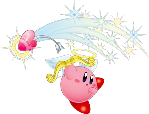 Cupid - Cupid Kirby (500x381), Png Download