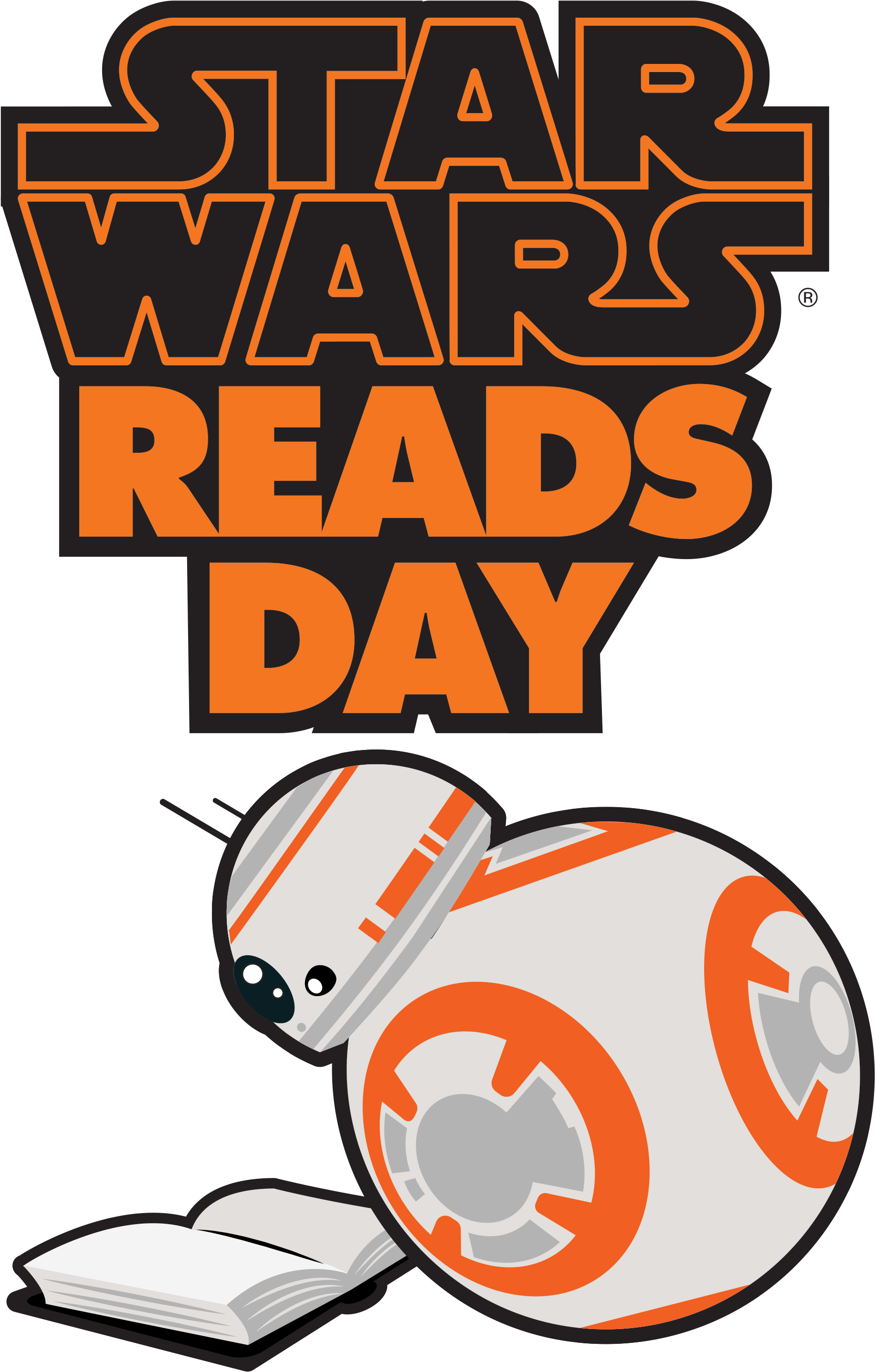 Join Forces At More Than 1,000 Star Wars Events Worldwide - Star Wars Reads Logo (2081x2901), Png Download