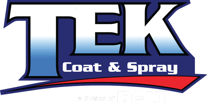 Tek Coat And Spray - Logo (700x357), Png Download