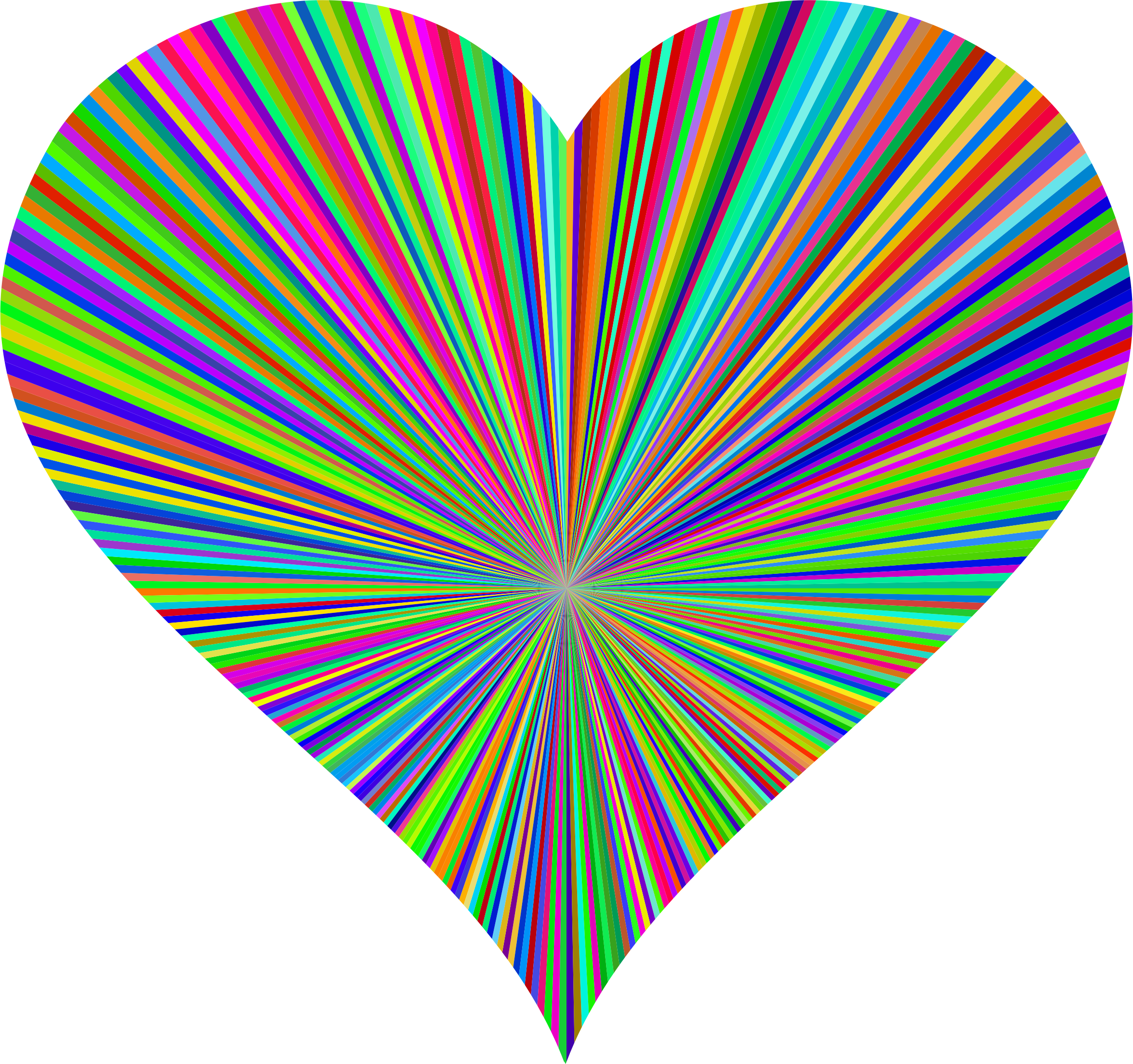 This Free Icons Png Design Of Sunburst Heart 2 (2352x2210), Png Download