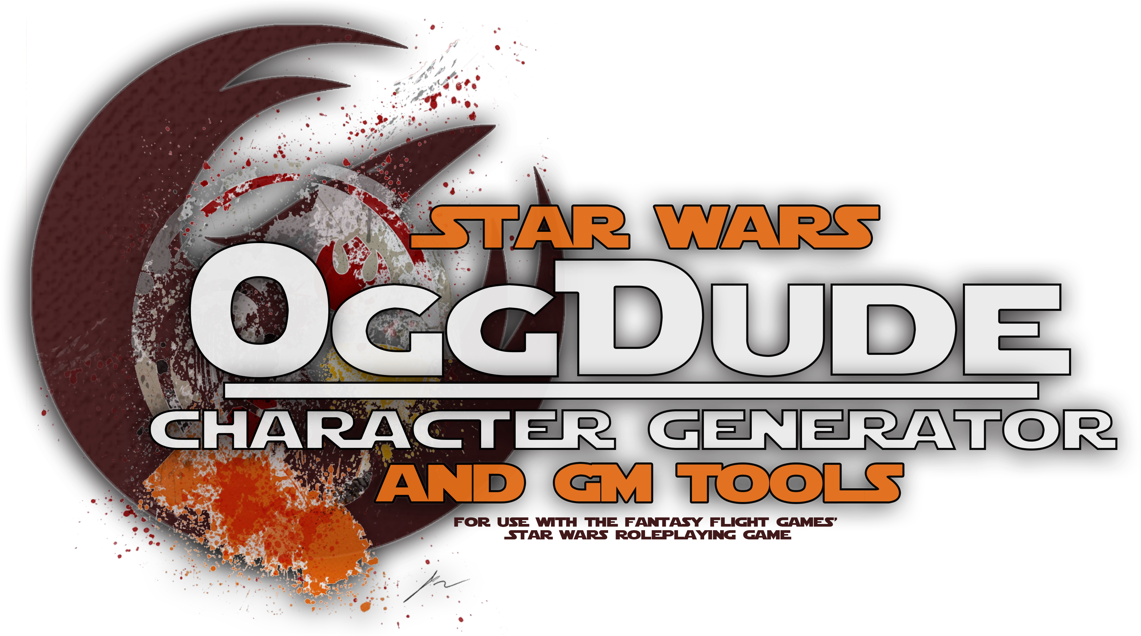 Endorsed By, And In No Way Affiliated With The - Star Wars Rpg Force And Destiny Fillable Character (4188x2139), Png Download