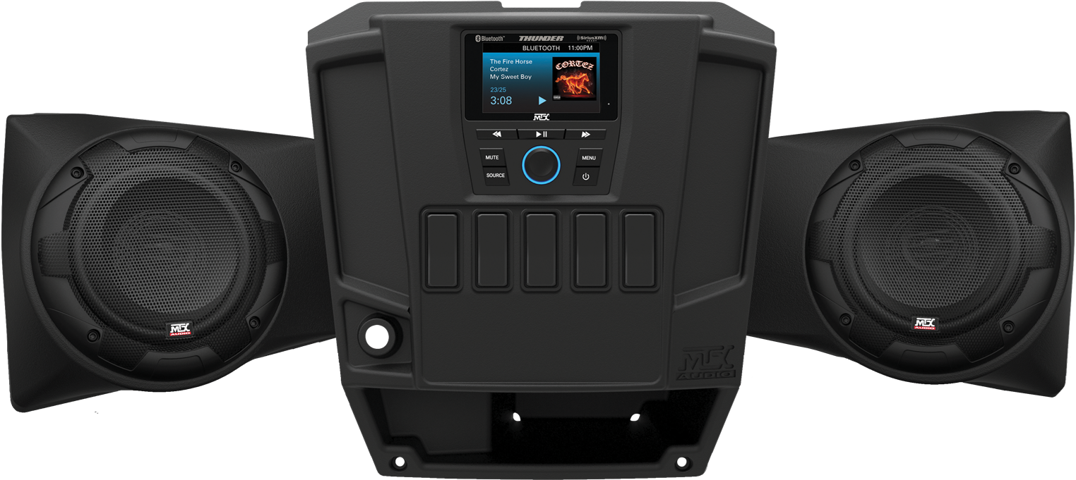 Rangersystem1 Level 1 Complete Audio System For Polaris - Side By Side (1920x1010), Png Download