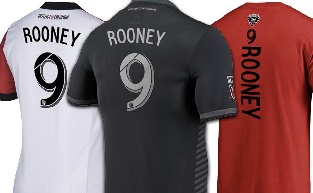 July 25 - Wayne Rooney Jersey Dc United (640x395), Png Download